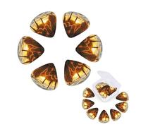 12 Pack Guitar Picks Personalized Guitar Plectrums with Organizer Storage Box Sunset Cactus in Desert Guitar Pick Bass Pick Plectrum for Acoustic Electric Guitar Pick (0.46mm, 0.71mm, 0.96mm)