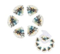 12 Pack Guitar Picks Personalized Guitar Plectrums with Organizer Storage Box Watercolor Dragonfly Guitar Pick Bass Pick Plectrum for Acoustic Electric Guitar Pick (0.46mm, 0.71mm, 0.96mm)