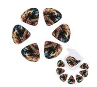 12 Pack Guitar Picks Personalized Guitars Plectrums with Organizer Storage Box A sloth Guitar Pick Bass Picks Plectrum for Acoustic Electric Guitars Pick (0.46mm, 0.71mm, 0.96mm)