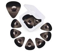 12 Pack Guitar Picks Plectrums with Organizer Storage Box Baseball Guitar Pick Thin, Medium & Heavy Bass Picks for Electric Acoustic Ukulele Guitars Gift for Men Women