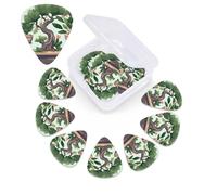 12 Pack Guitar Picks Plectrums with Organizer Storage Box Bonsai plant Guitar Pick Thin, Medium & Heavy Bass Picks for Electric Acoustic Ukulele Guitars Gift for Men Women