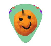 12 Pack Guitar Picks Smiley Citrus Print Plectrums With Organizer Storage Box Thin Medium Heavy, For Guitar Bass