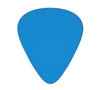 12 Pack Guitar Picks Solid color blue Print Plectrums With Organizer Storage Box Thin Medium Heavy, For Guitar Bass