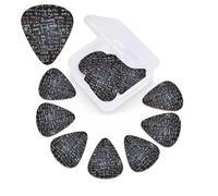 12 Pack Guitar Picks with Mathematical Formula Printing, Personalized Storage Box, Guitar Accessories, Ukulele for Acoustic Guitar, Bass, Valentine's Day Gift