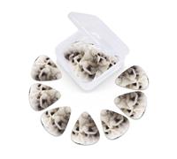 12 Pack Guitar Picks With Organizer Box Cute Maltese Puppy Bass Picks Thin, Medium & Heavy 3 Different Thickness Celluloid Plectrums For Electric Acoustic Guitars Ukulele Bass, Guitar Gifts