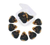 12 Pack Guitar Picks With Organizer Box Elk In The Meadow Bass Picks Thin, Medium & Heavy 3 Different Thickness Celluloid Plectrums For Electric Acoustic Guitars Ukulele Bass, Guitar Gifts