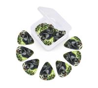 12 Pack Guitar Picks With Organizer Box Gorilla In The Grass Bass Picks Thin, Medium & Heavy 3 Different Thickness Celluloid Plectrums For Electric Acoustic Guitars Ukulele Bass, Guitar Gifts