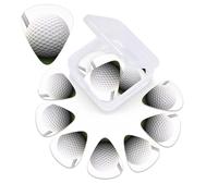 12 Pack Guitar Picks with Organizer Storage Box, 0.46mm, 0.71mm, 0.96mm Thin Medium Heavy Bass Plectrum, Golf Ball Guitar Picks for Acoustic Ukulele Guitar Accessories