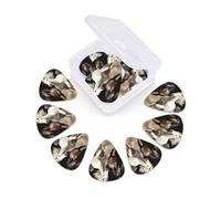 12 Pack Guitar Picks with Organizer Storage Box 3 Different Thickness Horse passing through the clouds Guitar Picks Plectrums for Bass Electric Acoustic Christmas Gifts Includes 0.46mm, 0.71mm, 0.96mm