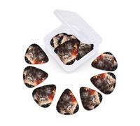 12 Pack Guitar Picks with Organizer Storage Box 3 Different Thickness Images of cats and flowers Guitar Picks Plectrums for Bass Electric Acoustic Christmas Gifts Includes 0.46mm, 0.71mm, 0.96mm