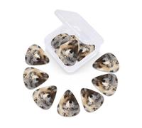 12 Pack Guitar Picks with Organizer Storage Box 3 Different Thickness Walking Wolf Guitar Picks Plectrums for Bass Electric Acoustic Christmas Gifts Includes 0.46mm, 0.71mm, 0.96mm