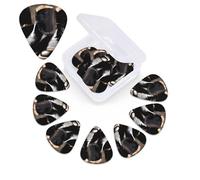 12 Pack Guitar Picks with Organizer Storage Box,Thin, Medium & Heavy 3 Different Thickness Guitar Pick Cowboy Black Hat Western Boots Bass Plectrums for Ukulele Acoustic Guitar Accessories