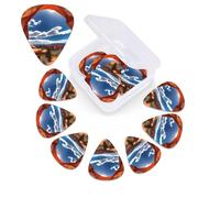 12 Pack Guitar Picks with Organizer Storage Box,Thin, Medium & Heavy 3 Different Thickness Guitar Pick Arches National Park-standard Bass Plectrums for Ukulele Acoustic Guitar Accessories