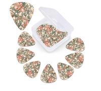 12 Pack Guitar Picks with Organizer Storage Box,Thin, Medium & Heavy 3 Different Thickness Guitar Pick Renaissance Style Bass Plectrums for Ukulele Acoustic Guitar Accessories