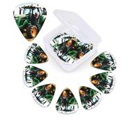 12 Pack Guitar Picks with Organizer Storage Box,Thin, Medium & Heavy 3 Different Thickness Guitar Pick Company Farm Tractor Bass Plectrums for Ukulele Acoustic Guitar Accessories