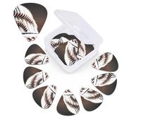 12 Pack Guitar Picks with Organizer Storage Box,Thin, Medium & Heavy 3 Different Thickness Guitar Pick Baseball Lace Close Up Bass Plectrums for Ukulele Acoustic Guitar Accessories