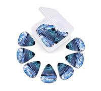 12 Pack Guitar Picks with Organizer Storage Box, Thin-Medium-Heavy Picks Handmade Plectrums Beautiful view of the sea Guitar Plectrums Bass Ukulele Picks Acoustic Guitar Lovers Gift