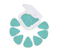 12 Pack Guitar Picks with Organizer Storage Box, Thin-Medium-Heavy Picks Handmade Plectrums cactus Guitar Plectrums Bass Ukulele Picks Acoustic Guitar Lovers Gift