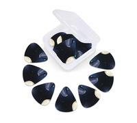 12 Pack Guitar Picks with Organizer Storage Box, Thin-Medium-Heavy Picks Handmade Plectrums Cute sea animal dolphin Guitar Plectrums Bass Ukulele Picks Acoustic Guitar Lovers Gift