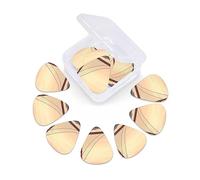 12 Pack Guitar Picks with Organizer Storage Box, Thin-Medium-Heavy Picks Handmade Plectrums Golden Gate Bridge Guitar Plectrums Bass Ukulele Picks Acoustic Guitar Lovers Gift