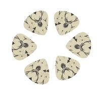 12-Pack Guitar Picks With storage box, Hunting Arrows Triangles Deer Printed Guitar Plectrums Universal Accessories(0.46mm,0.71mm,0.96mm)