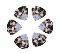 12-Pack Guitar Picks With storage box, Jazz drum Printed Guitar Plectrums Universal Accessories(0.46mm,0.71mm,0.96mm)