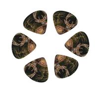 12-Pack Guitar Picks With storage box, Whitetail Deer Fawn in Wilderness Stag Printed Guitar Plectrums Universal Accessories(0.46mm,0.71mm,0.96mm)