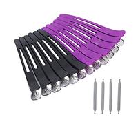 12 Pack Hair Clips For Styling, Non Slip Plastic Two Colors Hair Sectioning Clips Salon Haircutting Tool For Hairdresser, Women, Men