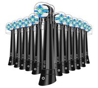12 Pack IO Replacement Heads Compatible with Oral B iO 2/3/4/5/6/7/8/9/10 Series Electric Toothbrush, Brush Heads Compatible with Oral B iO for Gentle Dental Care (Black)
