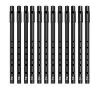 12 Pack Irish Tin Whistle Key of D Made from Black Wind Type Sound Penny Whistle (Key of D, 12 Pack)