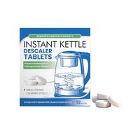 12 Pack Kettle Descaler Tablets,Limescale Remover & All Purpose Cleaner for Coffee Machines,Kettles,Irons,Powerful Descaling Tablets,Limescale Remover Kettle,Limescale Tablets Washing Machine