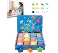 12 Pack Kids Bath Bombs with Surprise Inside, 2026 New Bath Bombs for Kids with Surprise Inside, Easter Basket Stuffers Easter Gifts, No More Bath Time Struggles (2set)