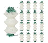 12 Pack Lantern Mantles, 3-Layer Accordion Shape Gas Lantern Mantle Gas Lamp Mantles Compatible With Coleman Lanterns Parts for Lanternes Globe Propane Lanterns Propane Lights Outdoor Camping