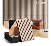 12 Pack Large Acoustical Wall Panels, Sound Proof Panels for Wall, 16 x 12 x 0.4 Inches Self-Adhesive Acoustical Soundproof Panels,Acoustic Treatment for Home Office Recording Studio Camel