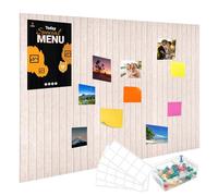 12 Pack Large Felt Wall Tiles Cork Boards for Office,120×90cm Vision Board Kit for Wall Decorative,Notice Memos Pin Board for Home Office Kitchen(Light Beige - 30x30cm)