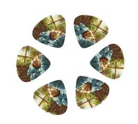 12 Pack Lazy Home Style Guinea Pig Guitar Picks, Bass Electric Acoustic Guitar Ukulele Accessories Includes Thin Medium Heavy Guitar Picks Plectrums with Organizer Storage Box