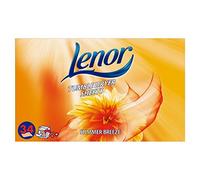 (12 Pack) Lenor Dryer Sheets Summer Breeze Tumble 34 Washes