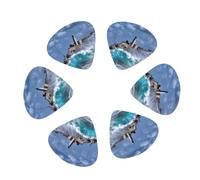 12 Pack Lighthouse in Havana Guitar Picks, Bass Electric Acoustic Guitar Ukulele Accessories Includes Thin Medium Heavy Guitar Picks Plectrums with Organizer Storage Box