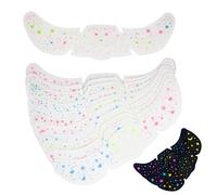 12 Pack Luminous Freckle Temporary Face Stickers That Glow In Dark, Fluorescent Sparkling Makeup Decals, Waterproof Shimmer Facial Tattoo Accessories, Ideal Festival & Night Out Makeup Supplies