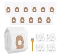12 Pack M1 Hoover Bags for Miele Guard S1 M1 L1 Vacuum Cleaner | Replacement Guard S1 Dust Bags with 4 AirClean Filters & 4 Motor Protection Filters, 4-Layer Filtration