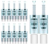 12 Pack M8 M7S Replacement Cartridges (4x16 Pin, 4x36 Pin, 4x Round Nano) - Variety Pack Tips for Microneedling Pen Ultima M8 & M7S,Easy-to-Use for Home Use