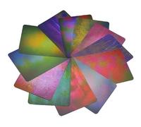 12-pack Macro Photography Background Cards - 8.2 X 5.9in Light Absorbing Blurred Background Paper Set for Jewelry, Ecological, Food & Tabletop Shooting, Reusable