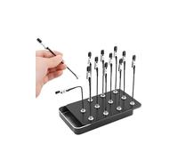 12 Pack Magnetic Helping Hands for Soldering, Third Hand Tool with Flexible Arms and Alligator Clips, Magnetic Base Soldering Station for PCB Repair, Jewelry Making, Crafts, Model Building (Boxed Set)