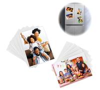 12 Pack Magnetic Picture Frames, Magnetic Refrigerator Frame, Square Magnet Photo Frame Pockets for Kitchen Refrigerators Metal Whiteboards Home Office