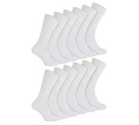 IOMI - Mens Extra Wide Seamless Diabetic Bamboo Socks |12 Pair Non Elastic Socks