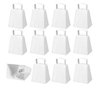12 Pack Metal Cowbells with Handle 4 Inch Cow Bells Noise Makers Hand Percussion Cowbells Loud Cheering Bells for Sporting Events Football Games Weddings Celebrations Party
