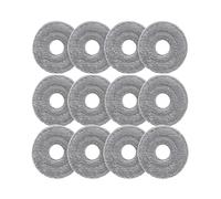 12-Pack Microfiber Rotating Mop Cloths Replacement, Compatible for Roborock Saros 10R / Saros Z70 / G20S Ultra / S9 Maxv Slim, Robot Vacuum Cleaner Parts Accessories