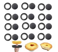 12 Pack Mini Tart Tins, 3 Inch Egg Tart Mold Mini Pie Tart Pans Small Pie Pans with Removable Bottom for Cheese Cakes Desserts Muffin
