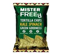 12 Pack | Mister Free'd Tortilla Chips with Kale & Spinach 135g