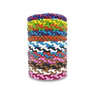12 Pack Mosquito Repellent Bracelet - Non-Toxic Insect Repellent Bands, Adjustable Leather Band, Deet-Free Natural Insect Mosquito Bands for Adults & Kids, 300 Hour Insect Repellent Protection